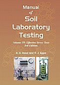 Manual of Soil Laboratory Testing vol III Cover